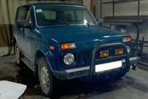 Lada Niva et Urban 1977- Pare-buffle QT006 Noir (Inox) photo 4