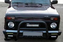 Lada Niva et Urban 1977- Pare-buffle QT006 Noir (Inox) photo 3