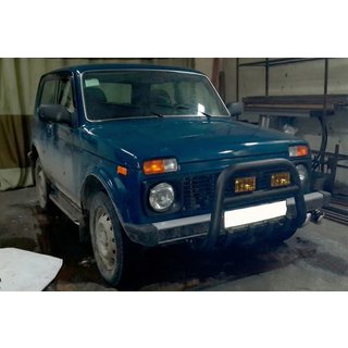Pare-buffle QT006 Noir (Inox) Lada Niva та Urban 1977- photo 4