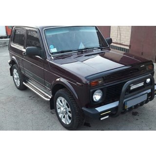 Pare-buffle QT006 Noir (Inox) Lada Niva та Urban 1977- photo 1
