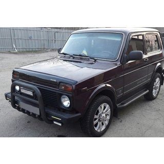 Pare-buffle QT006 Noir (Inox) Lada Niva та Urban 1977- photo 2