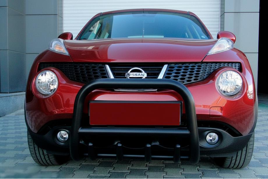 Nissan Juke 2010-2019 Pare-buffle QT006 Noir (Inox) Image