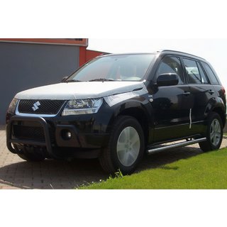 Pare-buffle QT006 Noir (Inox) Suzuki Grand Vitara 2005-2017