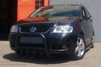 Volkswagen Touran 2003-2010 Pare-buffle QT006 Noir (Inox) photo 2