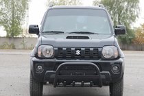 Suzuki Jimny 1998-2018 Pare-buffle QT006 Noir (Inox) photo 1