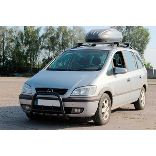 Pare-buffle QT006 Noir (Inox) Opel Zafira A 1998-2005 photo 2