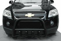 Chevrolet Captiva 2006-2019 Barre Avant QT006 Noire (Inox) photo 1