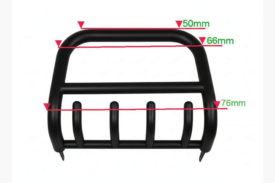 Suzuki XL7 1998-2006 Pare-buffle QT006 Noir (Inox) Image
