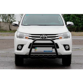 Pare-buffle QT006 Noir (Inox)