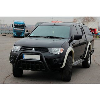 Pare-buffle Black (inox) Mitsubishi L200 2006-2015 photo 3