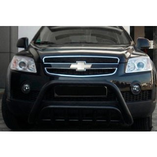 Barre Avant WT002 Noire (Inox) Chevrolet Captiva 2006-2019 photo 3