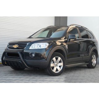 Barre Avant WT002 Noire (Inox) Chevrolet Captiva 2006-2019 photo 1