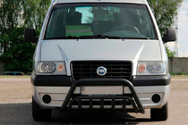 Citroen Jumpy 1996-2007 Pare-buffle WT002 Noir (Inox) photo 1