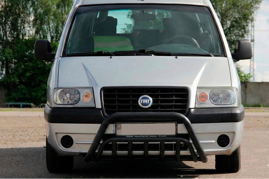 Citroen Jumpy 1996-2007 Pare-buffle WT002 Noir (Inox) Image