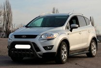 Ford Kuga 2008-2013 Pare-buffle WT002 Noir (Inox) photo 1