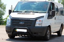Ford Transit 2000–2014 Pare-buffle WT002 Noir (2006-2014, Inox) photo 1