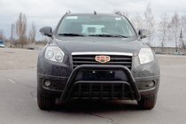 Geely Emgrand X7 2011- Pare-buffle WT002 Noir (Inox) photo 2
