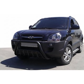 Pare-buffle WT002 Noir (Inox) Hyundai Tucson JM 2004- photo 1
