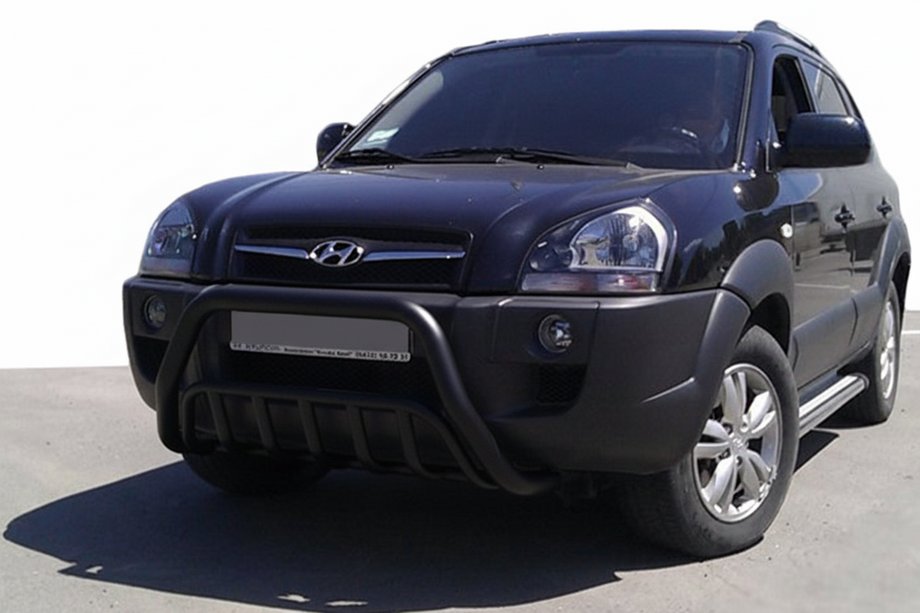 Hyundai Tucson JM 2004- Pare-buffle WT002 Noir (Inox) Image