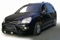 Kia Carens 1999-2012 Pare-buffle WT002 Noir (Inox) photo 1