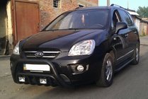 Kia Carens 1999-2012 Pare-buffle WT002 Noir (Inox) photo 2