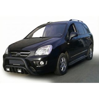Pare-buffle WT002 Noir (Inox) Kia Carens 1999-2012 photo 1