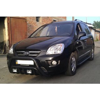 Pare-buffle WT002 Noir (Inox) Kia Carens 1999-2012 photo 2
