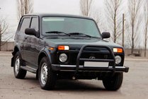 Lada Niva et Urban 1977- Pare-buffle QT007 Noir (Inox) photo 5