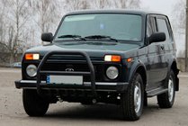 Lada Niva et Urban 1977- Pare-buffle QT007 Noir (Inox) photo 2