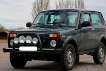Lada Niva et Urban 1977- Pare-buffle QT007 Noir (Inox) photo 4