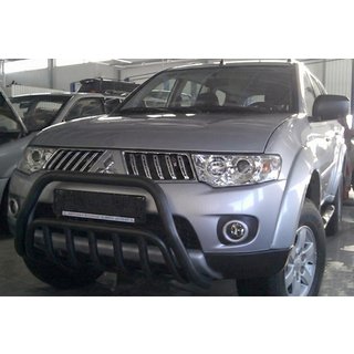 Protection Avant WT002 Noir (Inox) Mitsubishi Pajero Sport 2008-2015 photo 3