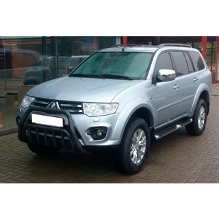 Protection Avant WT002 Noir (Inox) Mitsubishi Pajero Sport 2008-2015 photo 2
