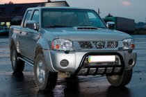 Nissan NP300 1999-2015 Pare-buffle WT002 Noir (Inox) photo 3