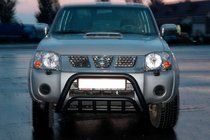 Nissan NP300 1999-2015 Pare-buffle WT002 Noir (Inox) photo 2