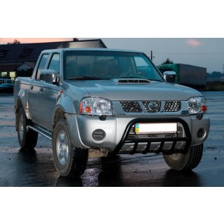 Pare-buffle WT002 Noir (Inox) Nissan NP300 1999-2015 photo 3
