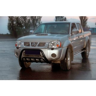 Pare-buffle WT002 Noir (Inox) Nissan NP300 1999-2015 photo 1