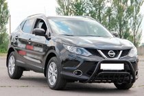 Nissan Qashqai 2014-2021 Pare-buffle WT002 Noir (Inox) photo 3