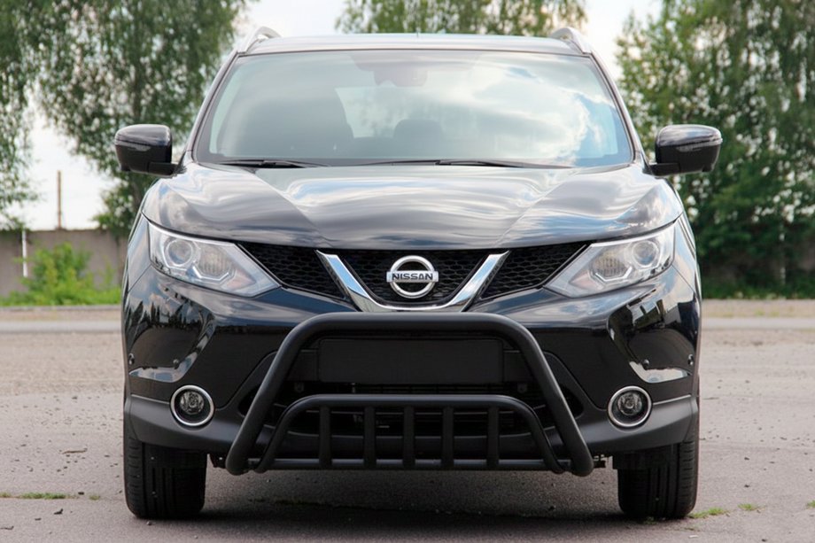 Nissan Qashqai 2014-2021 Pare-buffle WT002 Noir (Inox) Image