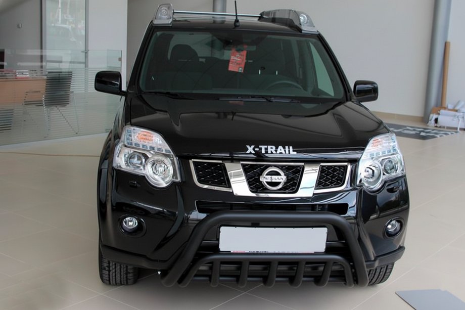Nissan X-trail T31 2007-2014 Protection Avant WT002 Noir (Inox) Photo 4