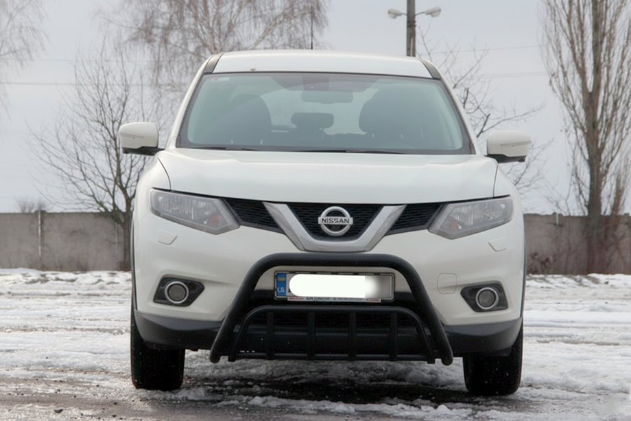 Nissan X-trail T32/Rogue 2014-2021 Pare-buffle WT002 Noir (Inox) Photo 1