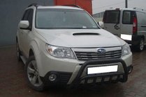 Subaru Forester 2008-2013 Pare-buffle WT002 Noir (Inox) photo 3