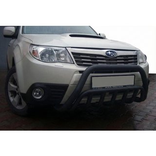 Pare-buffle WT002 Noir (Inox) Subaru Forester 2008-2013 photo 1