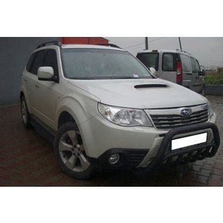 Pare-buffle WT002 Noir (Inox) Subaru Forester 2008-2013 photo 2