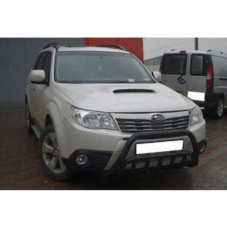 Pare-buffle WT002 Noir (Inox) Subaru Forester 2008-2013 photo 3
