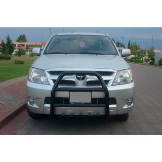 Pare-buffle QT007 Noir (Inox) Toyota Hilux 2006-2015 photo 1