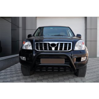 Pare-buffle bas WT002 Noir (Inox) Toyota Land Cruiser Prado 120 2002-2009 photo 2