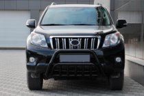 Toyota Land Cruiser Prado 150 2009-2023 Pare-buffle WT002 Noir (Inox) photo 2
