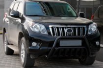 Toyota Land Cruiser Prado 150 2009-2023 Pare-buffle WT002 Noir (Inox) photo 4