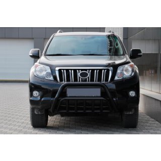 Pare-buffle WT002 Noir (Inox) Toyota Land Cruiser Prado 150 2009-2023 photo 2
