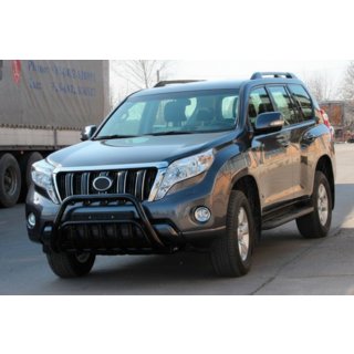 Pare-buffle WT002 Noir (Inox) Toyota Land Cruiser Prado 150 2009-2023 photo 3
